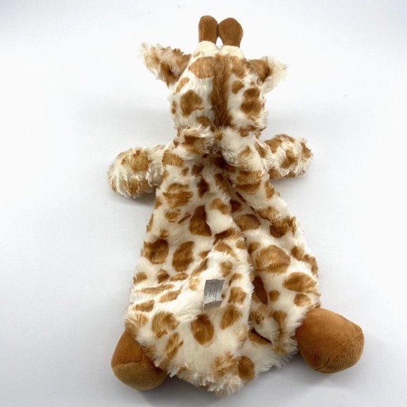 The Petting Zoo Giraffe Lovey Security Blanket Snugglerz Rattle Plush Toy - Picture 3 of 8